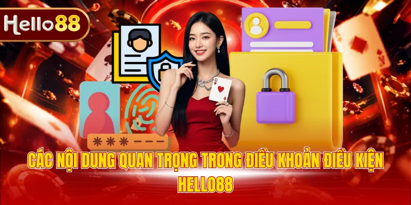 Các nội dung quan trọng trong điều khoản điều kiện HELLO88
