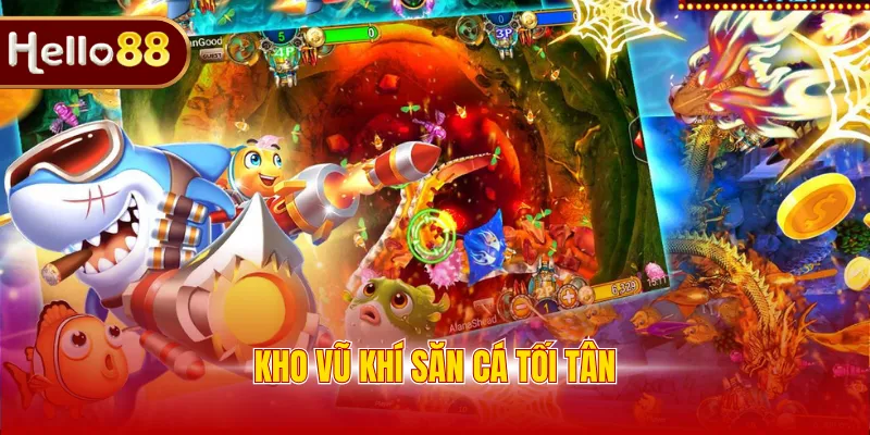 Kho vũ khí săn cá tối tân