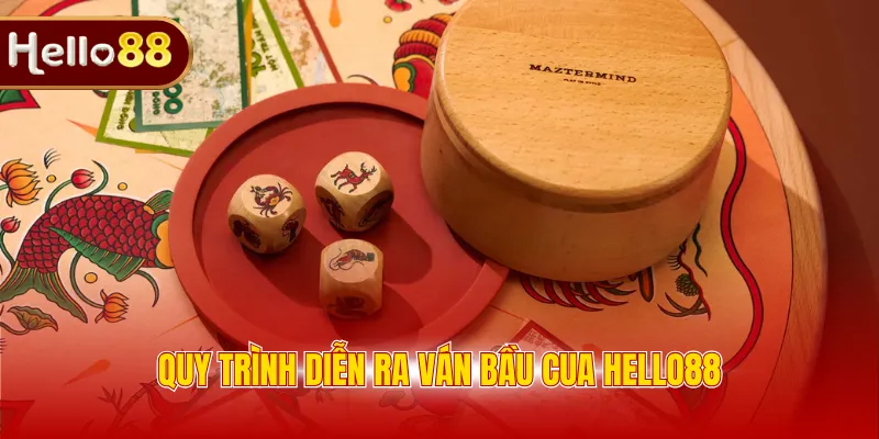 Quy trình diễn ra ván Bầu Cua HELLO88